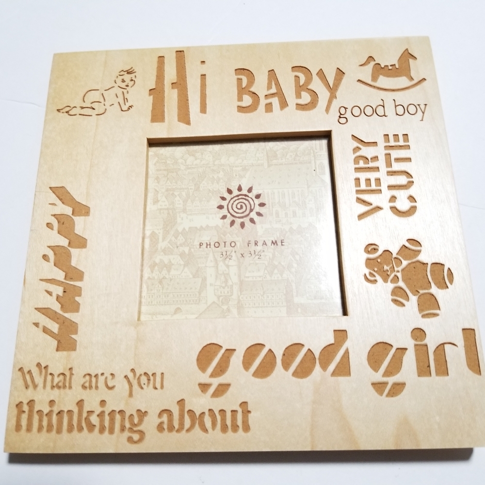*- Picture Frame for Baby - Picture 1 of 3